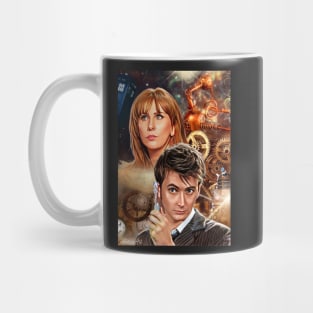 10th Doctor/ time machine steampunk Mug